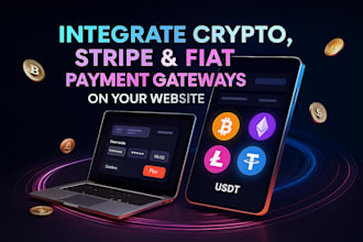 set up crypto, stripe and fiat payment solutions for your website