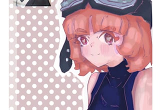 draw a cute anime bust or icon of your character