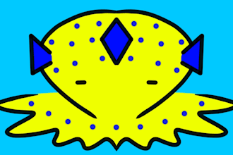 create a cute squid jelly sea creature