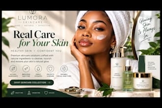 skincare shopify store beauty website lipstick, eye lash store skincare website