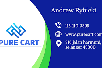 design a professional visiting card