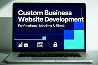 develop a custom service website to grow business