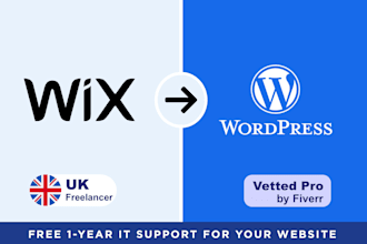 convert or clone your wix website to wordpress
