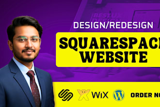 design a professional squarespace real estate agent bio site for modern brands