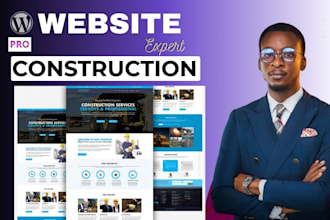 build website landing page, hvac, construction, remodeling, plumbing website