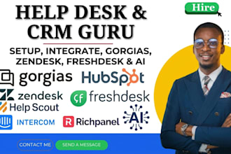 gorgias hubspot crm zendesk freshdesk helpdesk helpscout intercom richpanel ai