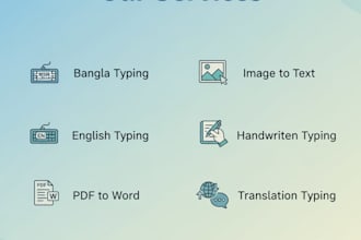type any bangla or english document from PDF, image