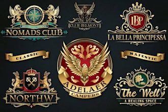 create heraldic family crest coat of arms logo
