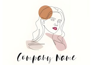 do minimalist hand drawn illustration custom line art continuous line art logo