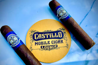 do modern cigar band, cigar label, cigar logo and cigar box design