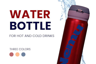 create photorealistic 3d bottle and product packaging mockup