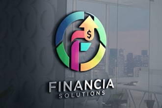 design unique financial,finance,consulting,accounting logo