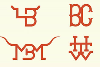 make a western farm, ranch, cattle brand style logo
