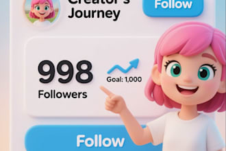 real facebook audience growth toward 1,000 followers