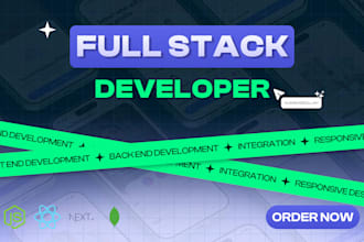 be full stack developer and custom web developer