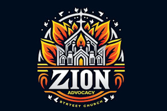 design a professional religious logo for your organization