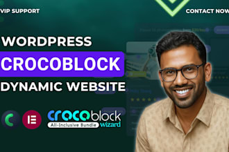 build a custom wordpress site with elementor crocoblock and jetengine