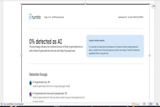 generate plagiarism and ai report for your document