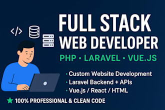 software developer full stack web developer php laravel front end develop