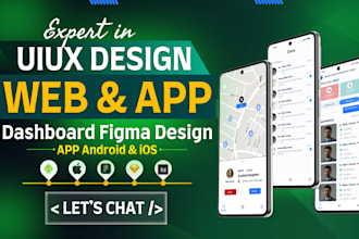 do figma uiux design, website design mobile app uiux design
