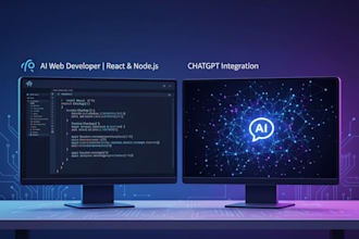 ai web developer, chatgpt integration, react nodejs, modern apps