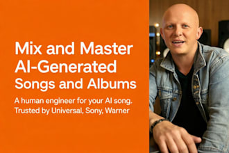 mix and master your ai generated song with analog gear and with a pro engineer