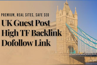 publish a premium UK guest post with high tf backlinks