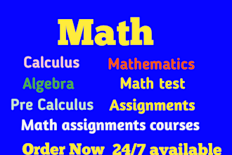 your math calculus algebra precalculus mathematics tutor