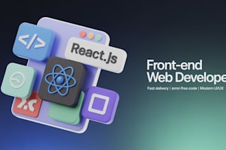 be react front end web developer using react js