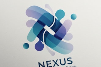design an abstract and modern logo