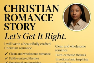 ghostwrite christian romance stories fiction bible stories writer
