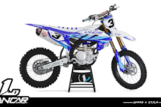 make custom graphics kits for dirt bike motocross
