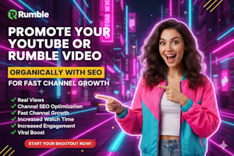 promote your rumble videos organically with SEO for fast channel growth