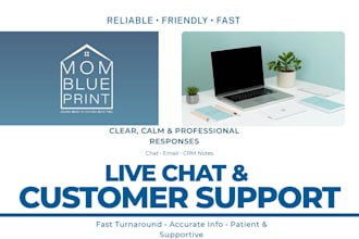 live chat and customer support