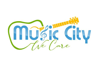 design luxury guitar repair logo