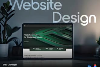 create a static and dynamic website design