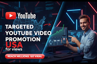do targeted youtube video promotion for USA views