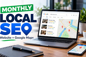 do monthly local SEO service for website and google maps ranking