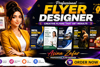 design unique poster, brochure and flyer