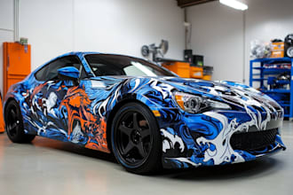 design professional car wrap, car wrap, vehicle wrap design