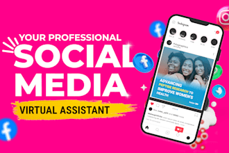 be your creative social media assistant facebook insta and youtube