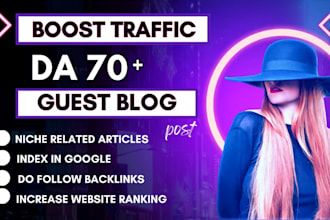 increase your website moz da 70 plus