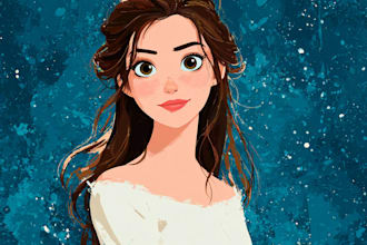 a disney realistic portrait from disney portrait