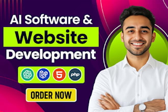 develop ai websites, apps, chatbots, and saas as a developer