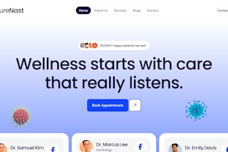 create interactive webflow website