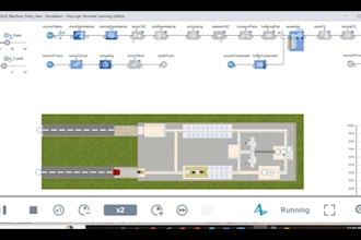 do simulation using anylogic flexsim simio and industrial projects