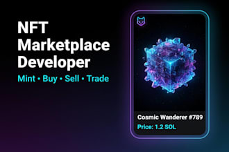 build your nft marketplace mint, buy, sell, trade