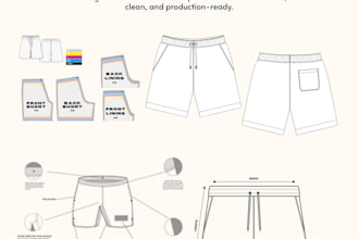 custom sportswear shorts patterns