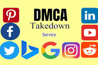 send dmca take down notice to remove all over the internet