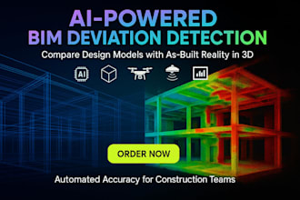 develop ai powered bim deviation detection and as built comparison system